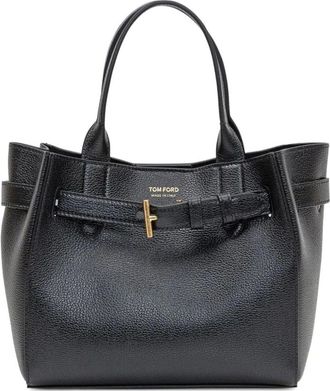 Tom Ford Tassen, Dames, Zwart, ONE Size, Leer, Audrey Small Tote