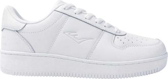 Everlast Dames/Dames Hanshi Leren Platform Trainers (Wit)