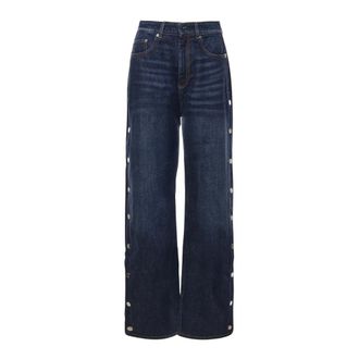 Sportmax Sportmax, Wide Jeans, female, Blue, Size: W25 Wide Jeans