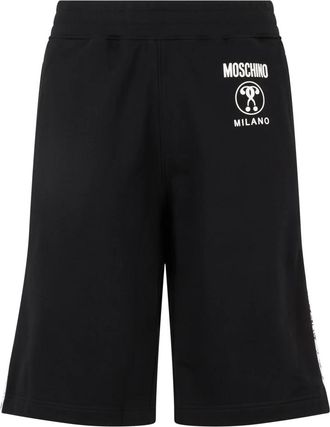 Moschino Comfortabele Sportshorts - Heren - Korte Broeken - Zwart - 2XL - Katoen - Korte Broeken