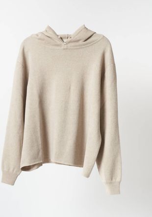 Art Essay Womens Tommy Hoodie In Sand