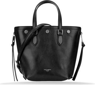 Dolce & Gabbana Tote Bags, female, Black, Size: ONE SIZE Handbags