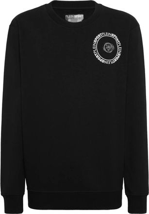 Plein Sport Carbon Tiger Sweatshirt - Heren - Sportshirts - Zwart - XL - Katoen - Fitness