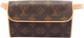 Louis Vuitton Pre-owned Vintage Monogram Belt Bag - unisex - Vintage Heuptassen - Bruin - ONE Size - Leer - Vintage