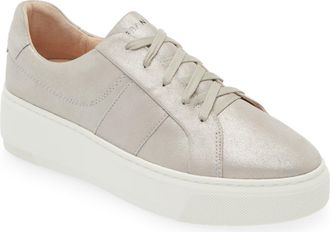 FRANKiE4 Riley Platform Sneaker in Silver at Nordstrom, Size 8.5
