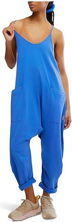 Free People Movement Hot Shot Onesie Womens Jumpsuit & Rompers One Piece Pulse : MD (Womens 8-10), Cotton/Spandex