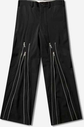 Comme Des Gar&ccedil;ons Men s Zipped Trousers Black