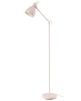 Eglo Eglo Priddy 1 Light Floor Lamp With Apricot Finish & Apricot Metal Shade