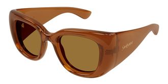 Saint Laurent SL 903 HOWL 007 Womens Sunglasses Brown Size 55 - Free RX Lenses - Free RX Lenses