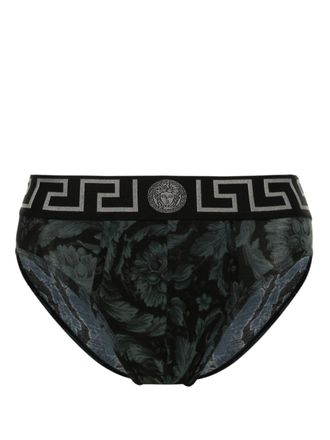 Versace Slip Greca Border - Nero