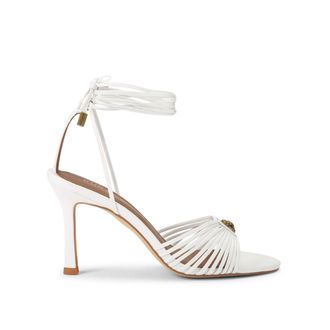 Kurt Geiger Womens Leather Multi Strap Tie Sandal Sandals - White
