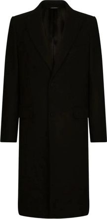 Dolce & Gabbana Heren, Mantels, Zwart, Maat: XL