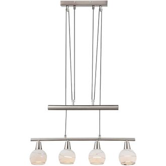 Globo Lighting L&aacute;mpara Colgante - Elliott - N&iacute;quel - Metal - Gran - Globo