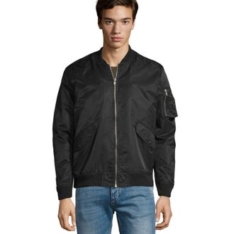 SOLS Unisex Rebel Jacket voor volwassenen (Zwart)
