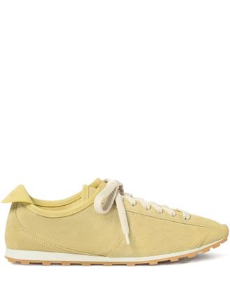 Jacquemus Les Tennis leather sneakers - Geel