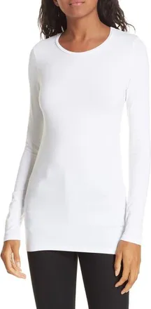 Majestic Filatures Crewneck Top in Blanc at Nordstrom, Size 4
