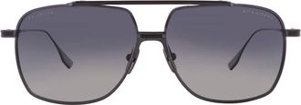 Dita Eyewear ALKAMX Polarized Grey Navigator Titanium Unisex Sunglasses DTS100-A-04 61