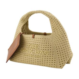 Marc Jacobs Crocheted Knit Handbag - Beige