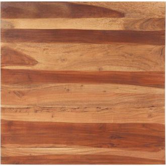 vidaXL Piano Tavolo in Legno Massello di Acacia 25-27 mm 80x80 cm - Vidaxl
