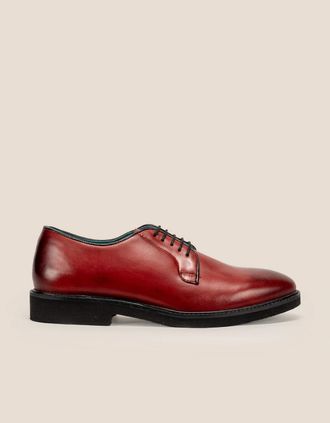 Oswin Hyde Mens Darren Bordo - Red - Size: 10