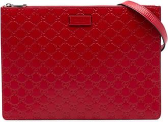 Gucci Pre-owned Gucci ssima Zip Messenger Bag Ladies C7USRX3CZGPHQX97
