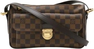 Louis Vuitton Pre-owned Cross Body Bags, female, Brown, Size: ONE SIZE Pre-owned Damier Canvas Shoulder Bag