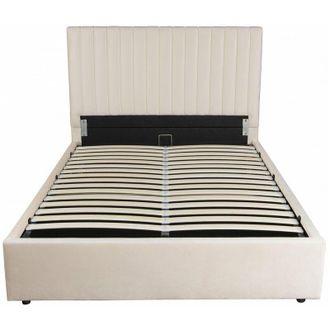 Habitat et Jardin Habitat Et Jardin - Letto Mia con cassettone - 140 x 190 cm - Beige