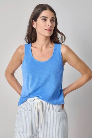 Lilla P Terry Tank Top In Ultramarine