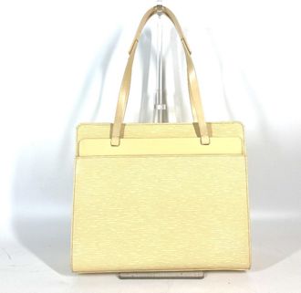 Louis Vuitton Vanilla Yellow Epi Leather Shoulder Bag Tote Bag (Pre-Owned)