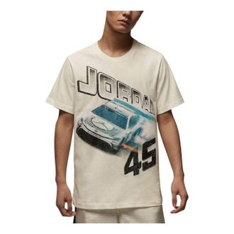 Nike Jordan Air Jordan Brand Racing T-shirt Asia Sizing Sail IB7352-133