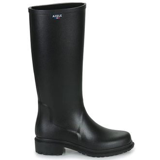 Aigle Fulfeel Rubber Womens Calf Length Boots - Noir - Size:UK 7.5