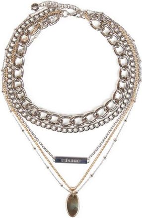Paco Rabanne Collar 5 Rangs - Accessories - Mujer - Gris - ONE SIZE