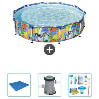 Bestway Piscina Bestway Steel Pro Redonda - Selva - 305x66 Cm - 6-piezas S22323