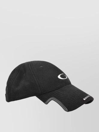 Balenciaga casual cap curved brim eyelet vents