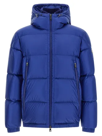 Moncler Rivau Puffer Jackets Blu-Uomo