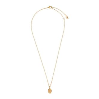 Dolce & Gabbana Accessoires, Dames, Geel, ONE Size, Oval Hanger Ketting