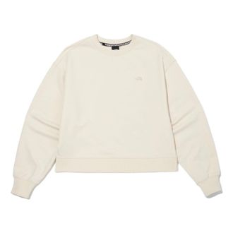 The North Face Ws Essential Sweatshirts Logo Sweater Beige NM5MN30B