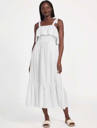 Guess Sabrina Eyelet Maxi Dress