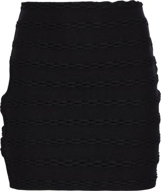 Amir Slama Minigonna con cut-out - Nero