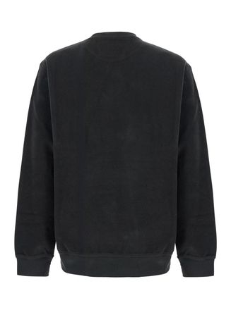 C.P. Company Mens Round Neck Sweatshirt Grey Fleece Cotton Sweatshirts Sweater