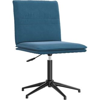 vidaXL Silla De Comedor Terciopelo Azul Vidaxl