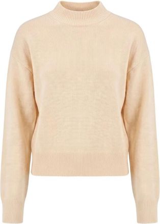 Pinko Pinko Truien - Dames - Coltruien - Beige - S - Truien & Vesten