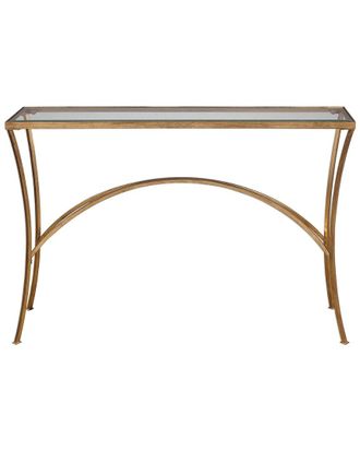Uttermost Alayna Gold Console Table