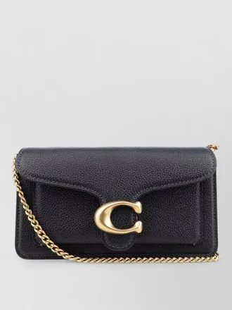 Coach shoulder bag chain strap gold tone hardware