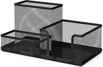 OEM Organizador De Escritorio Y Portal&aacute;pices - Material De Oficina - 1 Pieza - Negro - Metal