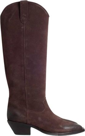 Ash Texaanse Dolly Su&egrave;de Laars - Dames - Cowboylaarzen - Bruin - 39 EU - Su&egrave;de - Schoenen