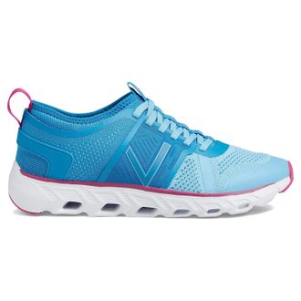 Vionic Captivate Synthetic Textile Womens Lace Up Trainers - Horizon Blue - Size:UK 5.5