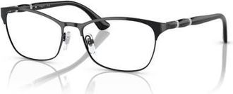 Vogue Eyewear 52mm Cat Eye optical glasses in Black at Nordstrom