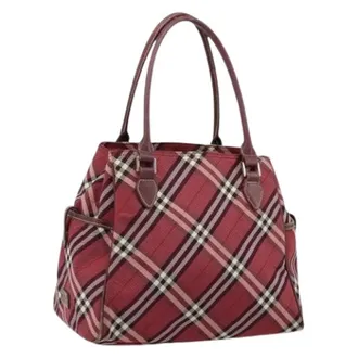 Burberry Pre-owned Handbags, female, Red, Size: ONE SIZE Pre-owned Hand Bag