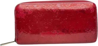 Louis Vuitton Pre-owned Zippy Portemonnee - Dames - Vintage Accessoires - Rood - ONE Size - Leer - Vintage